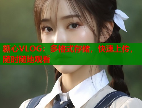 糖心VLOG：多格式存储，快速上传，随时随地观看