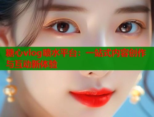 糖心vlog喷水平台：一站式内容创作与互动新体验