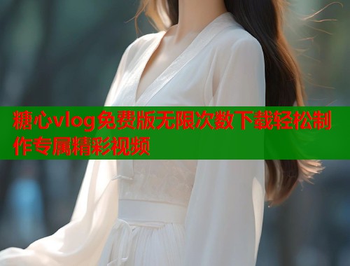 糖心vlog免费版无限次数下载轻松制作专属精彩视频
