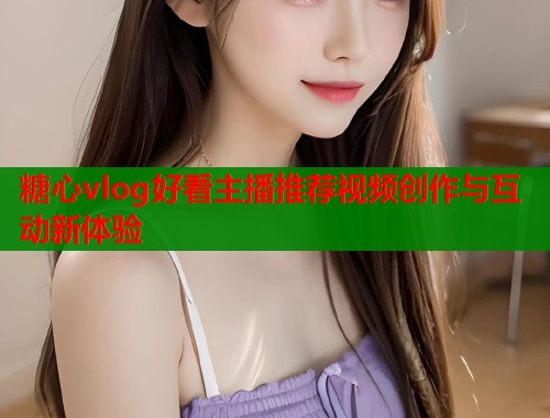 糖心vlog好看主播推荐视频创作与互动新体验  第2张