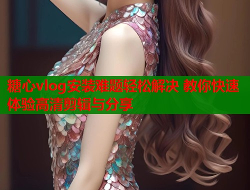 糖心vlog安装难题轻松解决 教你快速体验高清剪辑与分享