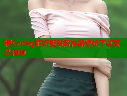 糖心vlog解析版破解神器轻松下载高清视频