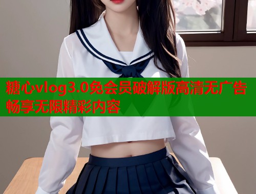 糖心vlog3.0免会员破解版高清无广告畅享无限精彩内容