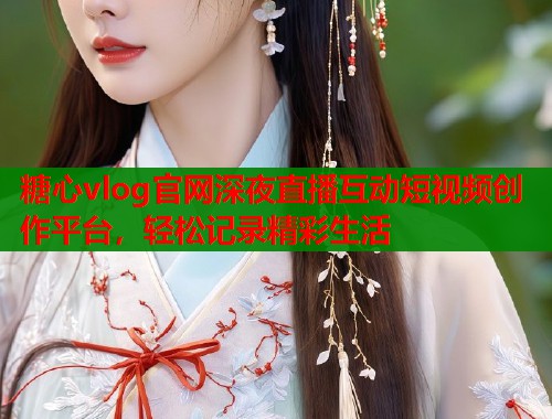 糖心vlog官网深夜直播互动短视频创作平台，轻松记录精彩生活
