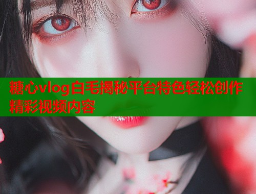 糖心vlog白毛揭秘平台特色轻松创作精彩视频内容