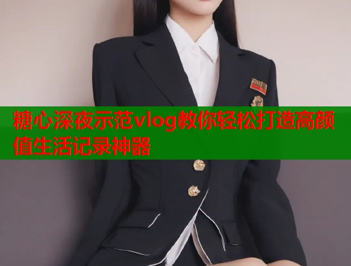 糖心深夜示范vlog教你轻松打造高颜值生活记录神器