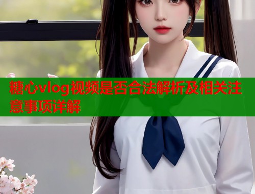 糖心vlog视频是否合法解析及相关注意事项详解