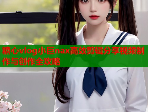 糖心vlog小巨nax高效剪辑分享视频制作与创作全攻略